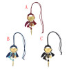 N-6971 3 Colors Fashion Necklace Pendant Dangle Pom pom Bead Tassel Leather for Women Engagement Jewelry