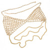 N-6807 * Sexy Crystal Rhinestones Body  Jewelry Fashion Bikini Chain Necklace Hollow Out Underwear Bra Design Summer Beach