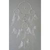 N-6970 New Fashion White Spider web Shape  feather Bead pendant decoration Jewelry