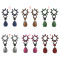 E-4445 6 Colors  Acrylic Beaded Tassel Water Drop Earrings For Women Jewelry Accessories
