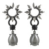 E-4445 6 Colors  Acrylic Beaded Tassel Water Drop Earrings For Women Jewelry Accessories