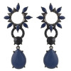 E-4445 6 Colors  Acrylic Beaded Tassel Water Drop Earrings For Women Jewelry Accessories