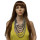 N-6989 New Fashion Gun Black Alloy Pearl Many Chain Necklace Jewelry