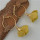 E-4444 6 Colors Fahsion Alloy Cloth Material Flower Earrings Trendy Jewelry