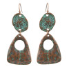 E-4447 Retro Exaggerated Turquoise Earrings Geometric Carved Palace Earring Irregular Drop Dangle Earrings 6 Styles