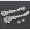E-4460 3 Colors Resin Beads Statement Earrings for Women Ladies Wedding Party Fashion Jewelry