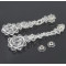 E-4460 3 Colors Resin Beads Statement Earrings for Women Ladies Wedding Party Fashion Jewelry