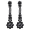 E-4460 3 Colors Resin Beads Statement Earrings for Women Ladies Wedding Party Fashion Jewelry