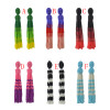 E-4463 Handmade Statement Earring Bohemian Beaded Long Tassels Elegant Earrings