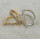 P-0391 Boho Style Vintage Gold Silver Gold Plated Alloy 2 colors  V Shape with Rhinestone Scarf Buckle Brooch Women & Girl Accessory
