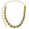 N-6985 3 Styles Pearl diamond silver plated gold plated trendy Flower Waist chain Jewelry