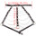 N-6981 Sexy Women Black Brown Leather Bondage Straps Bra Body Harness Belt Silver Chain Body Jewelry