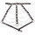 N-6981 Sexy Women Black Brown Leather Bondage Straps Bra Body Harness Belt Silver Chain Body Jewelry