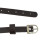 N-6981 Sexy Women Black Brown Leather Bondage Straps Bra Body Harness Belt Silver Chain Body Jewelry