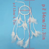 N-6986 New Fashion Dreamcatcher Gift Handmade Dream Catcher Net With Clear Beads Feathers Pendant Wall Hanging Decoration Ornament