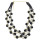 N-6990 3 Colors Fashion Pearl Hair Ball Beads Choker Bib Necklace Women Jewelry