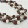 N-6990 3 Colors Fashion Pearl Hair Ball Beads Choker Bib Necklace Women Jewelry
