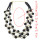 N-6990 3 Colors Fashion Pearl Hair Ball Beads Choker Bib Necklace Women Jewelry