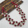 N-6990 3 Colors Fashion Pearl Hair Ball Beads Choker Bib Necklace Women Jewelry