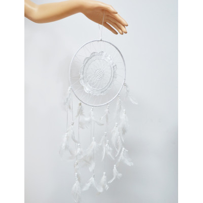 N-6987 New Fashion Hollow out flower pattern Feather beads pendant accessories Jewelry