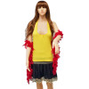 N-6996 Environmental Friendly Non-toxic Asepsis Scarf  Shawl Feather Bar Fashion Dress Accessory for Women