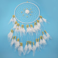 N-6988 New Fashion Hollow out cloth flower Feather beads pendant accessories Jewelry