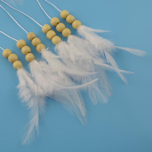 N-6988 New Fashion Hollow out cloth flower Feather beads pendant accessories Jewelry