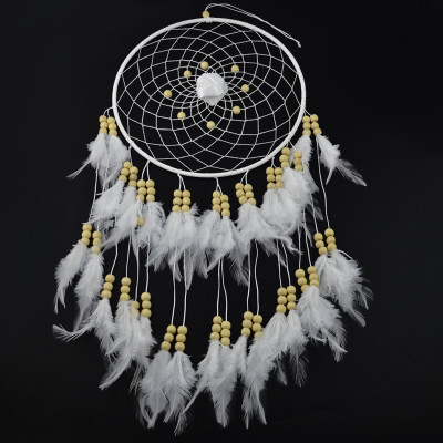 N-6988 New Fashion Hollow out cloth flower Feather beads pendant accessories Jewelry