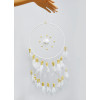N-6988 New Fashion Hollow out cloth flower Feather beads pendant accessories Jewelry