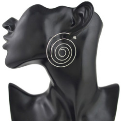 E-4476 Fashion Trendy Thread Round Earrings For Women