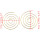 E-4476 Fashion Trendy Thread Round Earrings For Women