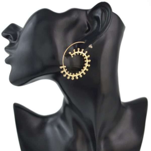 E-4480 Fashion Bohemian Geometric Wire Hoop Earrings for Women Party Fashion Accessories