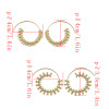 E-4480 Fashion Bohemian Geometric Wire Hoop Earrings for Women Party Fashion Accessories