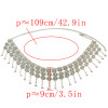 N-6992 Sexy Silver Metal Butterfly Shape Belly Chains for Women Summer Beach Party Body Jewelry
