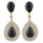 E-4485 4 Colors Teardrop Crystal Rhinestone Gold Plated Dangle Earrings For Women's Engagement Gift