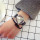 B-0876 Simple Triangle Watch Personal Fashion Double Sided Hollow Student Lovers Watch
