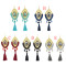 E-4486 New Fashion Gold Metal Thread Long Tassel Drop Earrings for Women Bohemian Party Fashion Jewelry