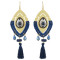 E-4486 New Fashion Gold Metal Thread Long Tassel Drop Earrings for Women Bohemian Party Fashion Jewelry