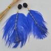 E-4492 New Fashion Gold Metal Thread Long Tassel Drop Earrings for Women Bohemian Party Fashion Jewelry