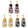E-4489 3 Colors Women's Fashion Knitting Suede  Rhinestone Gold Plated Earrings
