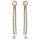 E-4490 4 Colors Fashion Gold Plated Acrylic Crystal Drop Dangle Earrings Women Wedding Gift