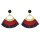 E-4496 5 Colors Fashion Gold Plated thread fan shape Drop Dangle Earrings Jewelry