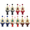 E-4497 5 Colors Bohemian Gold Alloy Big Crystal Fringe Tassel Long Drop Earrings for Women Party Jewelry