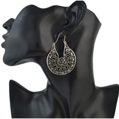 E-4498 Vintage Ethnic Tibetan Silver Hook Earring Dangling Earrings Tribal Jewelry 2 Style