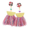 E-4501 Fashion Statement Drop Dangle Earring Tassel Thread Long Earrings for Women Bridal Jewelry