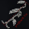 F-0478 Luxury Fashion  Flowers Rhinestone Crystal Pearl Beads  Hairband Bridal Wedding Women Hair Accessories Jewelry