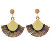 E-4506 Fashion Statement Drop Dangle Earring Acrylic Tassel Thread Long Earrings for Women Bridal Jewelry