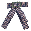 N-7009 Collar Bow-Cosplay Costume Dress up Collar Cape Women Detachable Cloth Rhinestone Bow Tie Satin Ribbon