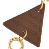 E-4510 Personality Punk Irregular Long Triangle Leather Earring for Women