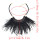 N-7022 Bohemia Feather Tassels Leather Rhinestone Elegant Women Necklace